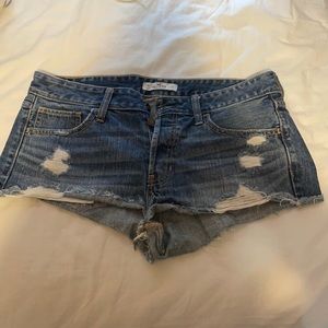 Hollister jean shorts